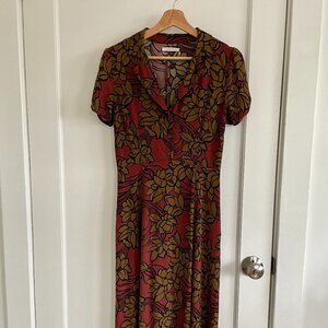 Vintage-Style Urban Outfitters Midi Dress